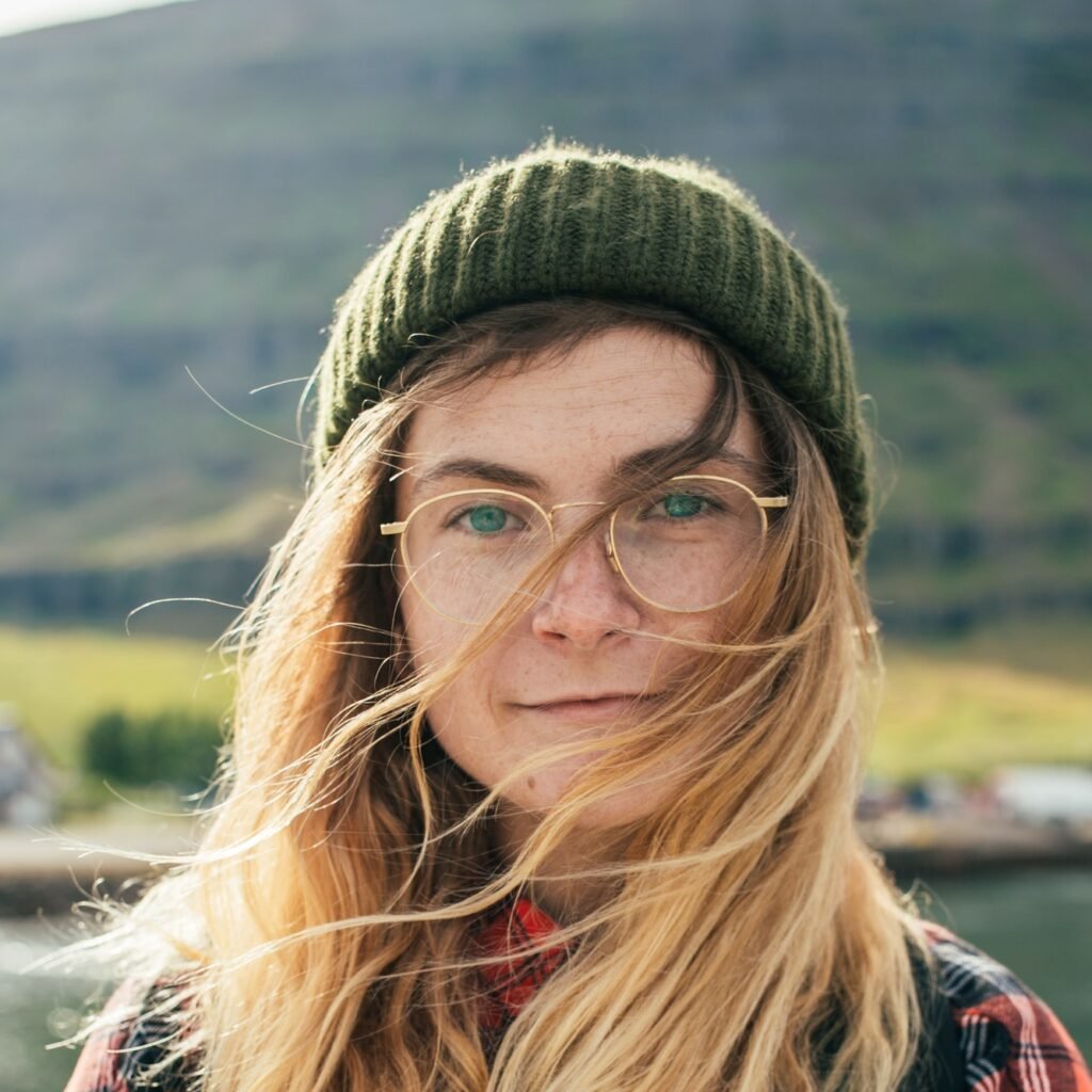 Portrait of beautiful authentic scandinavian woman